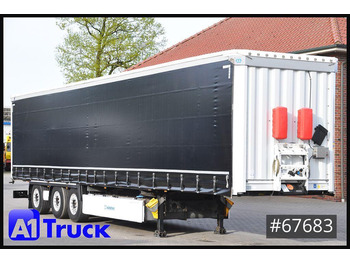 Semi-trailer dengan terpal samping KRONE SD, Standard, Lenkachse, Staplerhalterung,: gambar 1