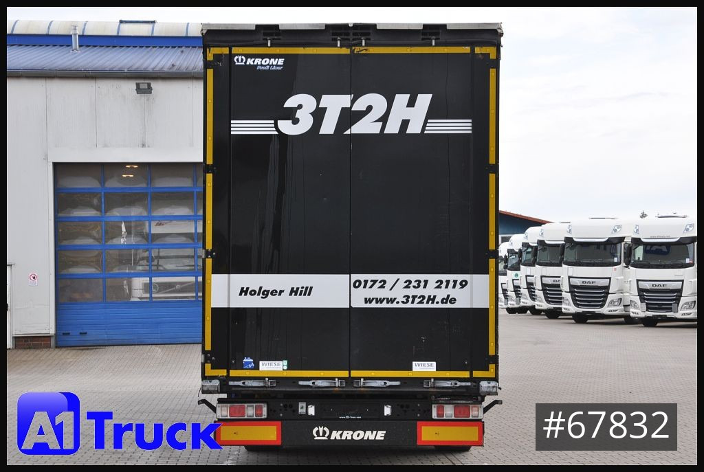 Semi-trailer dengan terpal samping KRONE SD, Tautliner Mega, VDI 2700, Liftachse: gambar 13