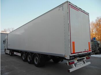 Semi-trailer kotak tertutup Kässbohrer SBT 20-12/27, PLYWOOD, LIFTACHSE, ISOLIER DACH,: gambar 1