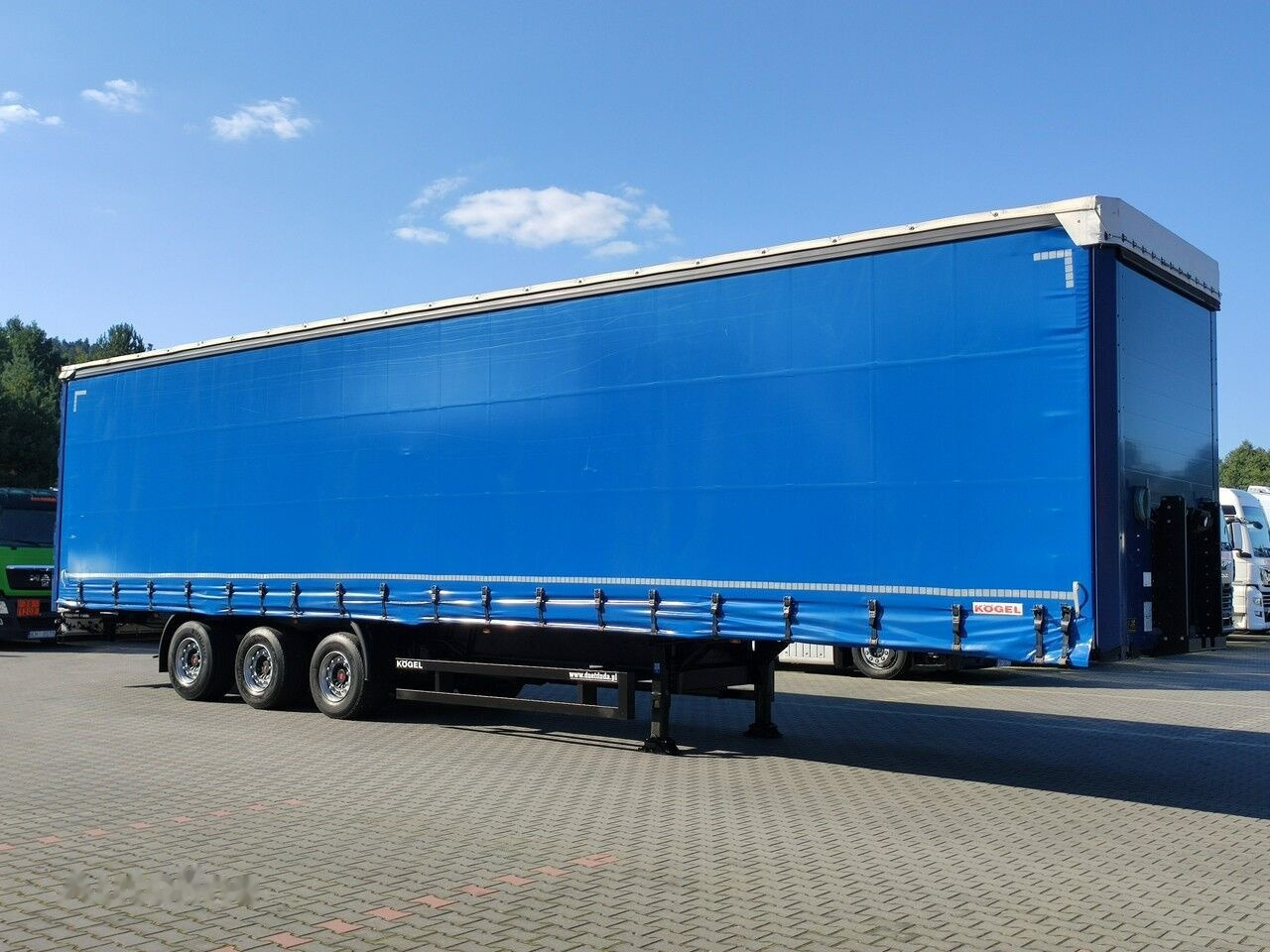 Semi-trailer dengan terpal samping Kögel S24: gambar 7