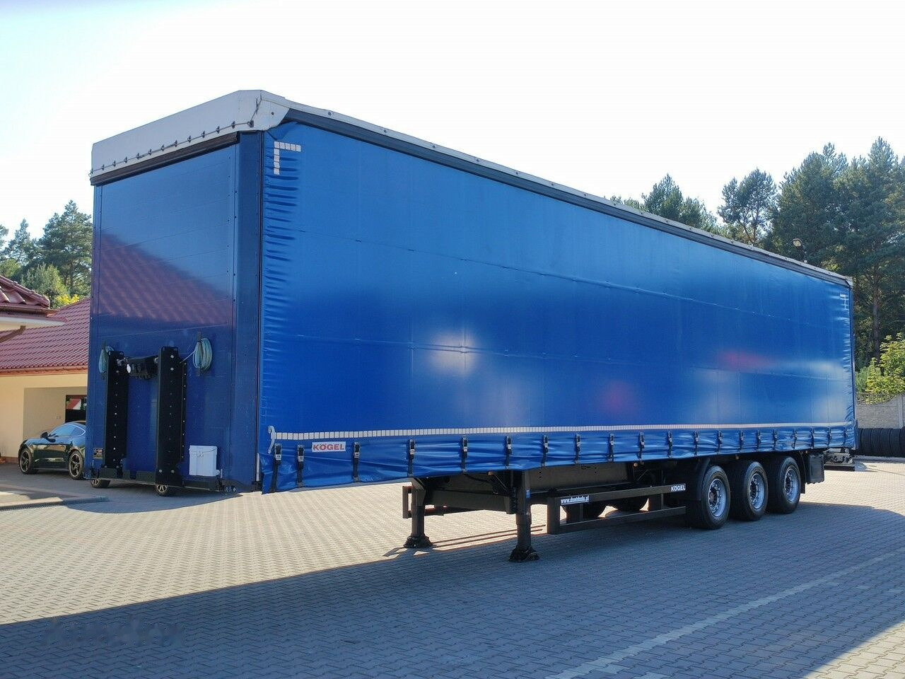 Semi-trailer dengan terpal samping Kögel S24: gambar 5