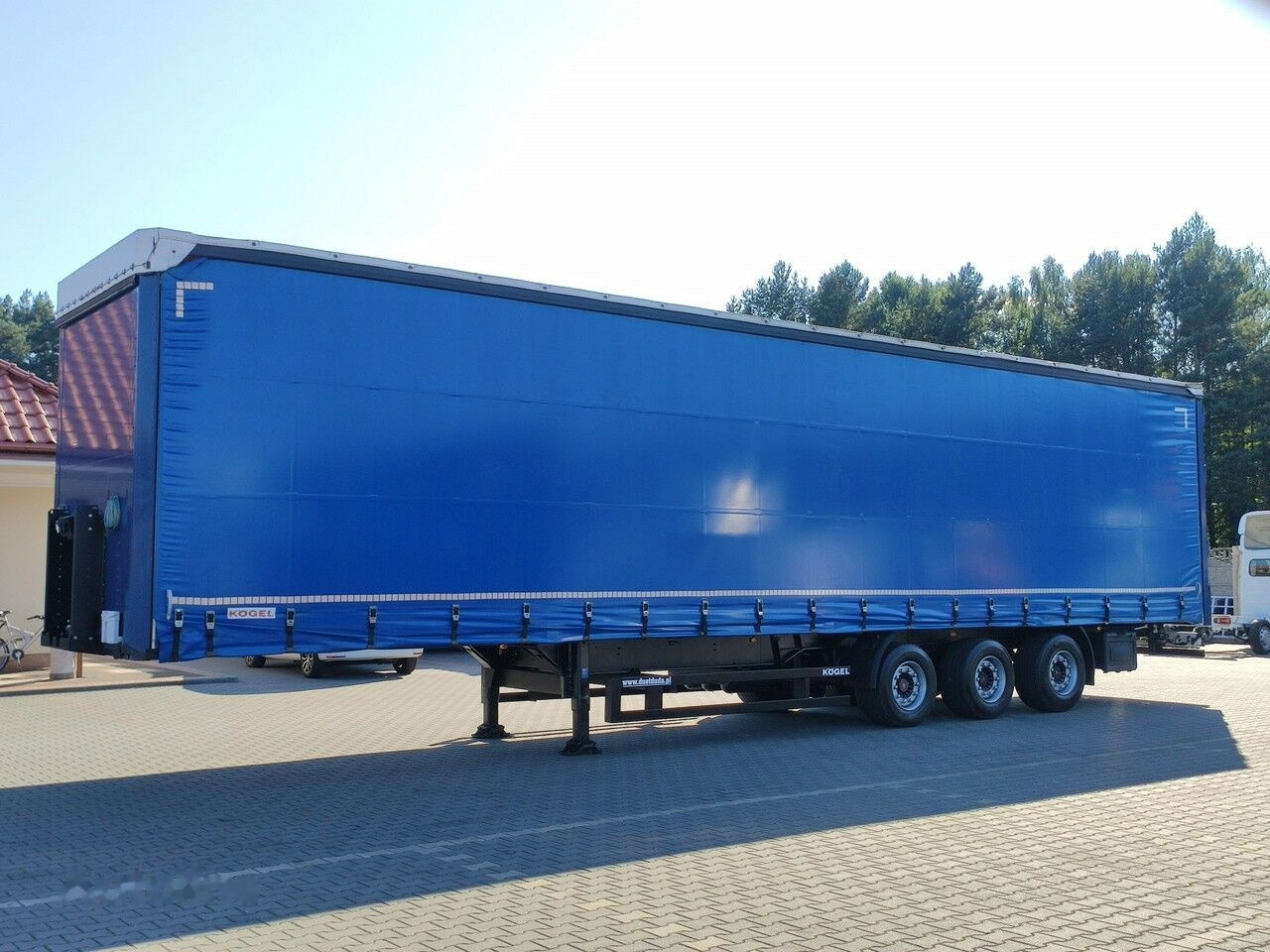 Semi-trailer dengan terpal samping Kögel S24: gambar 6
