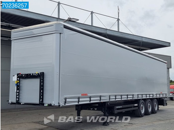 Semi-trailer dengan terpal samping baru Kögel S24-1 NEW BPW / SAF Liftachse Edscha Fulda tyres: gambar 2