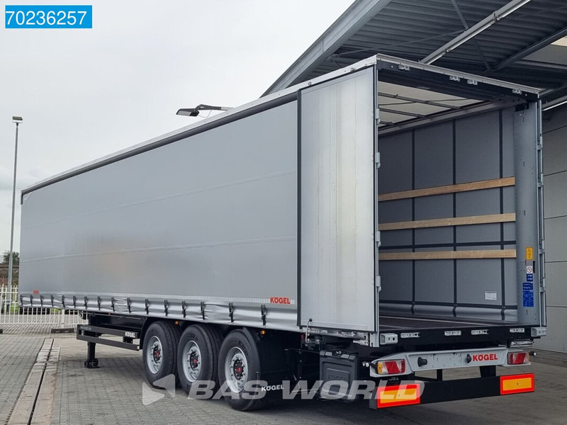 Semi-trailer dengan terpal samping baru Kögel S24-1 NEW BPW / SAF Liftachse Edscha Fulda tyres: gambar 8