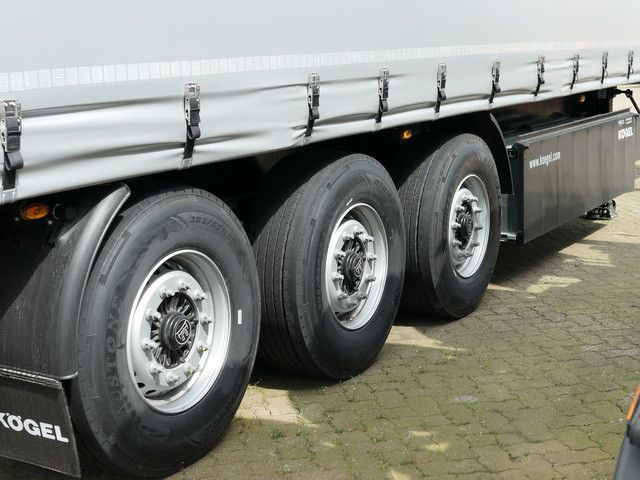 Semi-trailer dengan terpal samping baru Kögel SN 24, Palettenkasten, Edscha, BPW, Luft-Lift: gambar 4