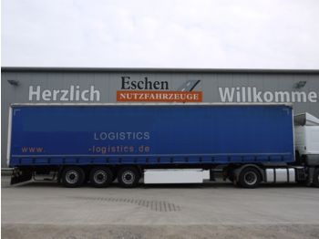 Semi-trailer dengan terpal samping Krone Profi Liner, BPW, Edscha, Palettenkasten, Luft: gambar 1