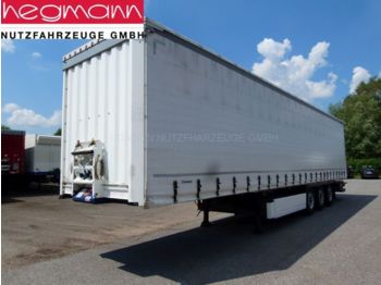 Semi-trailer dengan terpal samping Krone SDP27eLB3-CS, Ladebordwand 2.000 kg, BPW-Scheibe: gambar 1