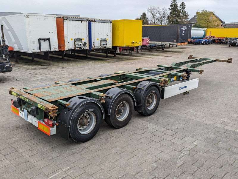 Semi-trailer pengangkut mobil Krone SD 27 3-Assen BPW - Kont Schuiver - DrumBrakes - 5280kg (O1778): gambar 4