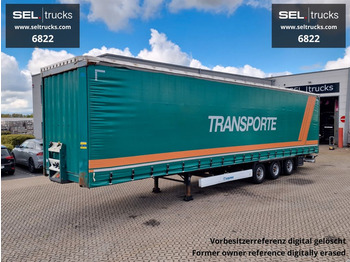 Krone SD / Hubdach / EDSCHA / Liftachse / Mega  - Semi-trailer dengan terpal samping: gambar 1