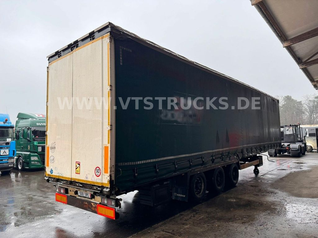 Semi-trailer dengan terpal samping Krone SD  Pritsche + Plane Edscha-Verdeck Mega: gambar 3
