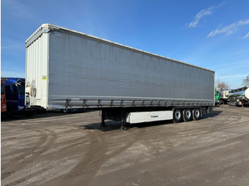 Semi-trailer dengan terpal samping Krone  SD*Standard*Edscha*Palettenkasten*Liftachse*: gambar 3