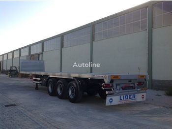 Semi-trailer flatbed baru LIDER 2023 Model NEW trailer Manufacturer Company READY: gambar 2