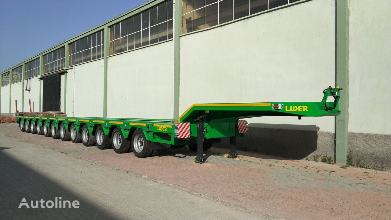 Semi-trailer low bed baru LIDER 2024 Model 200 TONS CAPACITY New Productions Directly From Manufacture: gambar 9