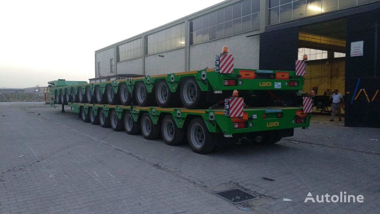 Semi-trailer low bed baru LIDER 2024 Model 200 TONS CAPACITY New Productions Directly From Manufacture: gambar 11