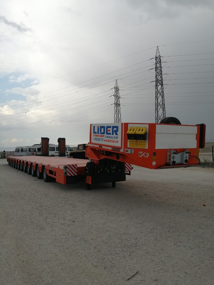 Semi-trailer low bed baru LIDER 2024 Model 200 TONS CAPACITY New Productions Directly From Manufacture: gambar 16
