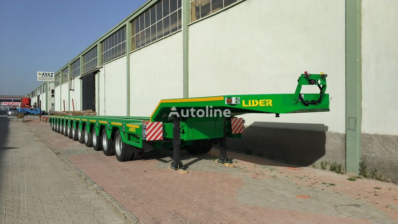 Semi-trailer low bed baru LIDER 2024 Model 200 TONS CAPACITY New Productions Directly From Manufacture: gambar 7