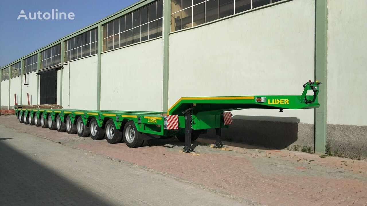 Semi-trailer low bed baru LIDER 2024 Model 200 TONS CAPACITY New Productions Directly From Manufacture: gambar 8