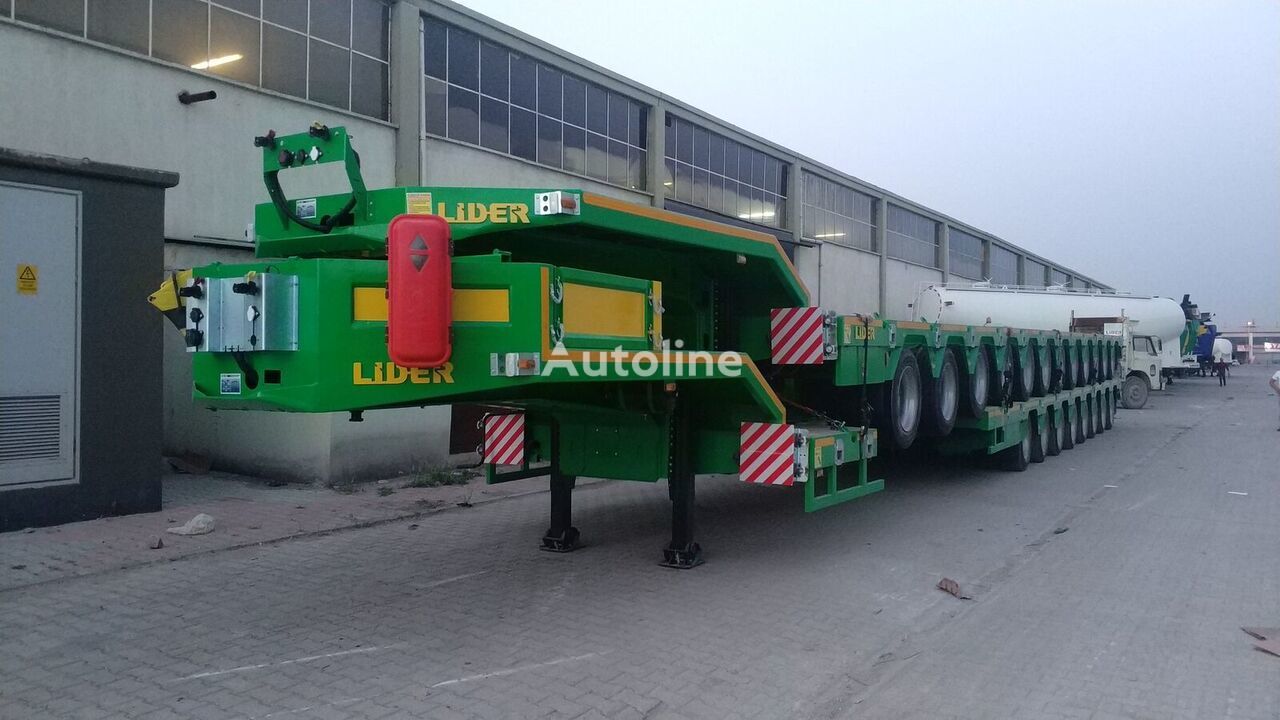 Semi-trailer low bed baru LIDER 2024 Model 200 TONS CAPACITY New Productions Directly From Manufacture: gambar 12