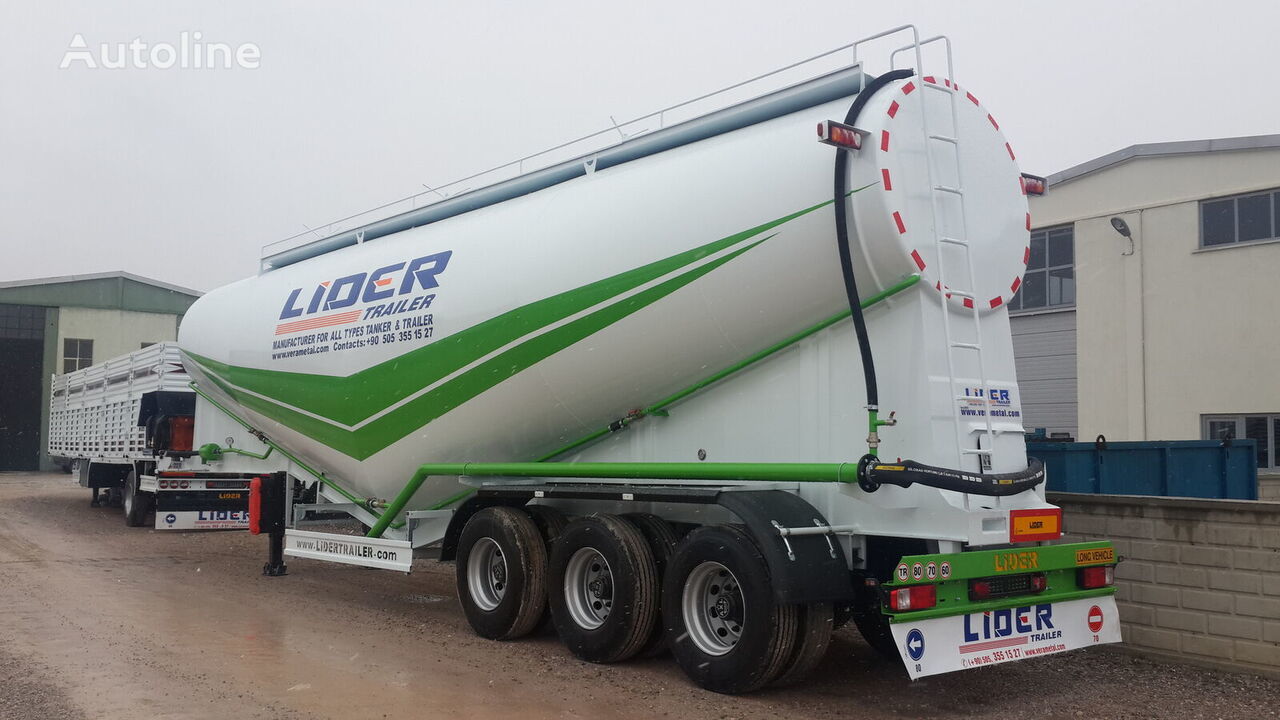 Semi-trailer tangki untuk pengangkutan semen baru LIDER 2024 NEW 80 TONS CAPACITY FROM MANUFACTURER READY IN STOCK: gambar 16