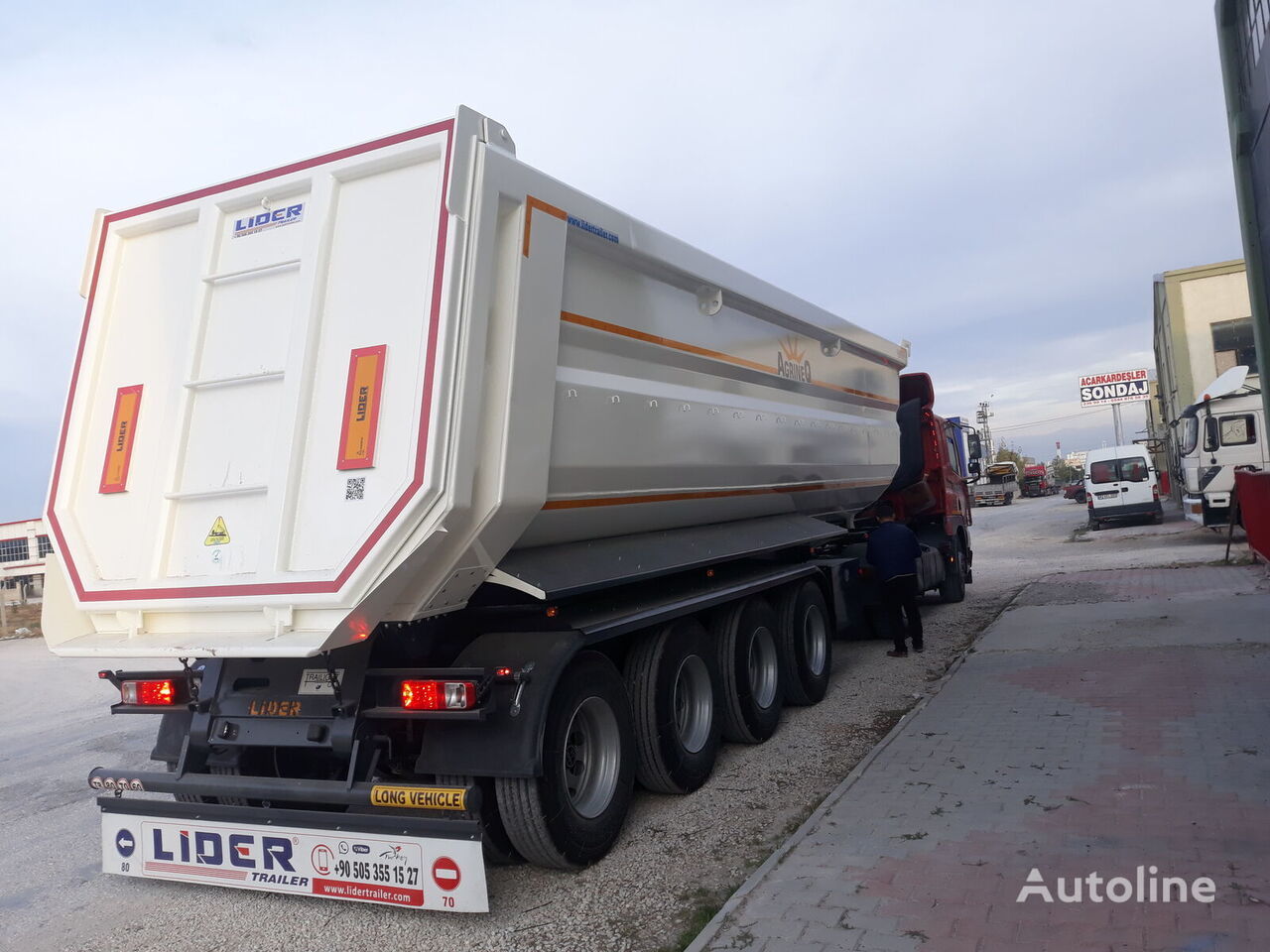 Semi-trailer jungkit baru LIDER 2024 NEW DIRECTLY FROM MANUFACTURER STOCKS READY IN STOCKS [ Copy ] [ Copy ]: gambar 10