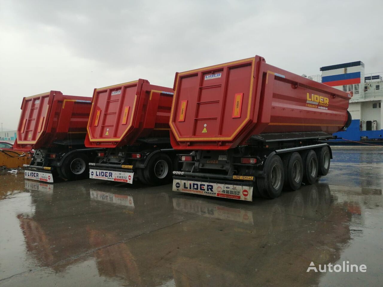 Semi-trailer jungkit baru LIDER 2024 NEW DIRECTLY FROM MANUFACTURER STOCKS READY IN STOCKS [ Copy ] [ Copy ]: gambar 5