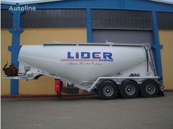 Semi-trailer tangki untuk pengangkutan semen baru LIDER 2024 YEAR NEW BULK CEMENT manufacturer co.: gambar 5