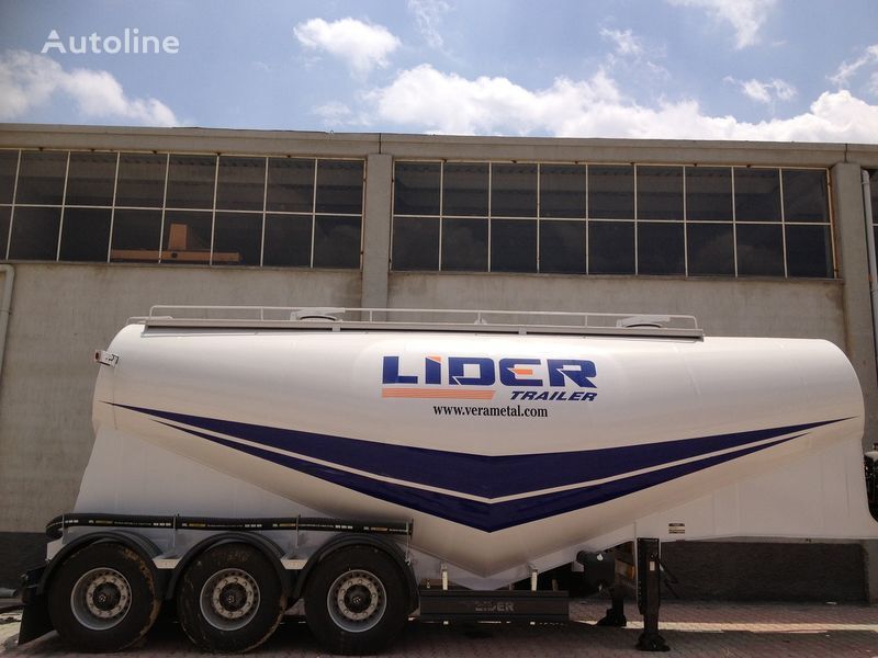 Semi-trailer tangki untuk pengangkutan semen baru LIDER 2024 YEAR NEW BULK CEMENT manufacturer co.: gambar 14