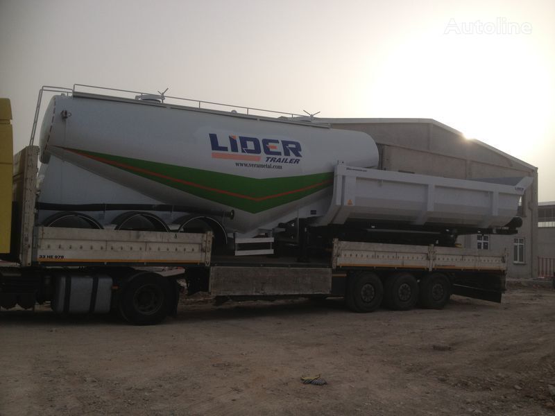 Semi-trailer tangki untuk pengangkutan semen baru LIDER 2024 YEAR NEW BULK CEMENT manufacturer co.: gambar 11