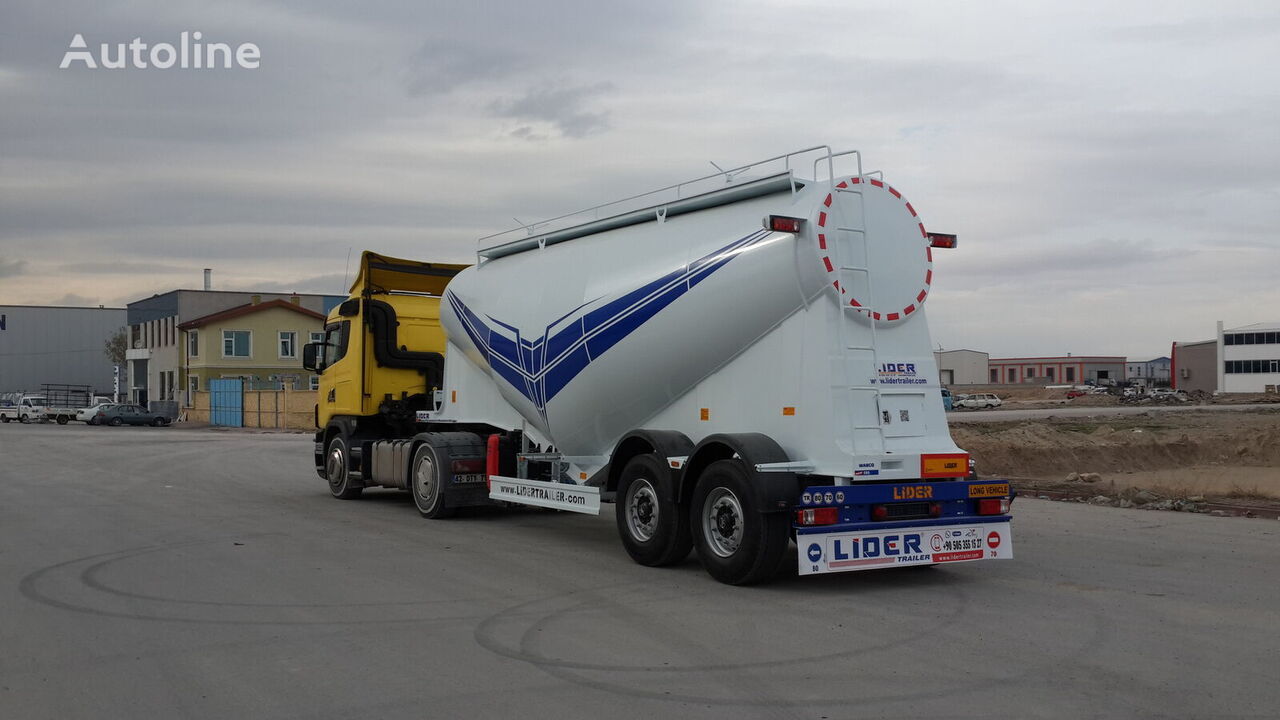 Semi-trailer tangki untuk pengangkutan semen baru LIDER 2024 YEAR NEW BULK CEMENT manufacturer co.: gambar 20