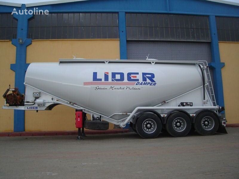 Semi-trailer tangki untuk pengangkutan semen baru LIDER 2024 YEAR NEW BULK CEMENT manufacturer co.: gambar 5