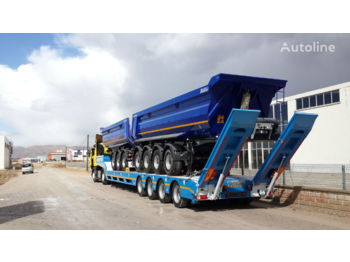 Semi-trailer low bed untuk pengangkutan mesin berat baru LIDER 2024  model new directly from manufacturer company available stock: gambar 4