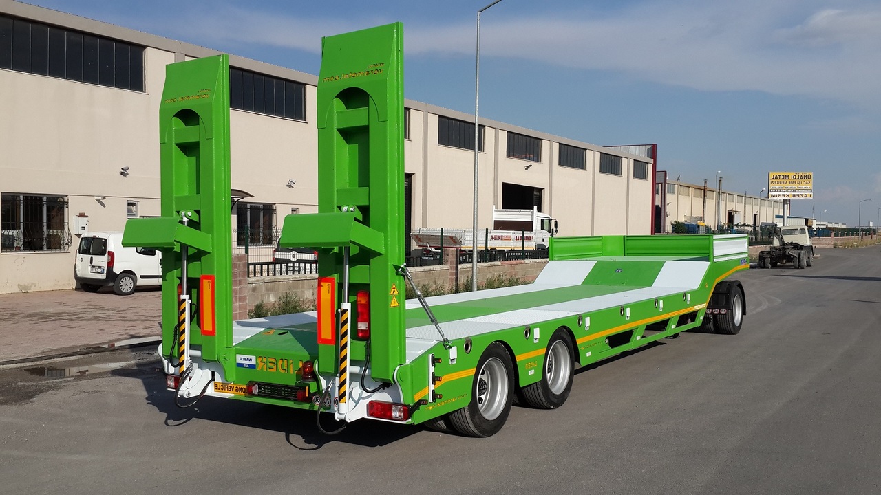 Semi-trailer low bed baru LIDER 2024 model new from MANUFACTURER COMPANY Ready in stock: gambar 14