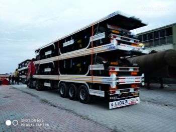 Semi-trailer pengangkut mobil untuk pengangkutan kontainer baru LIDER NEW 2023 MODELS YEAR (MANUFACTURER COMPANY LIDER TRAILER: gambar 3