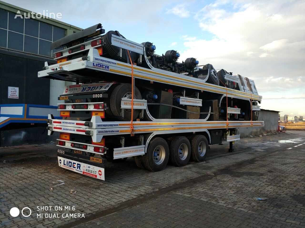 Semi-trailer pengangkut mobil untuk pengangkutan kontainer baru LIDER NEW 2023 MODELS YEAR (MANUFACTURER COMPANY LIDER TRAILER: gambar 11