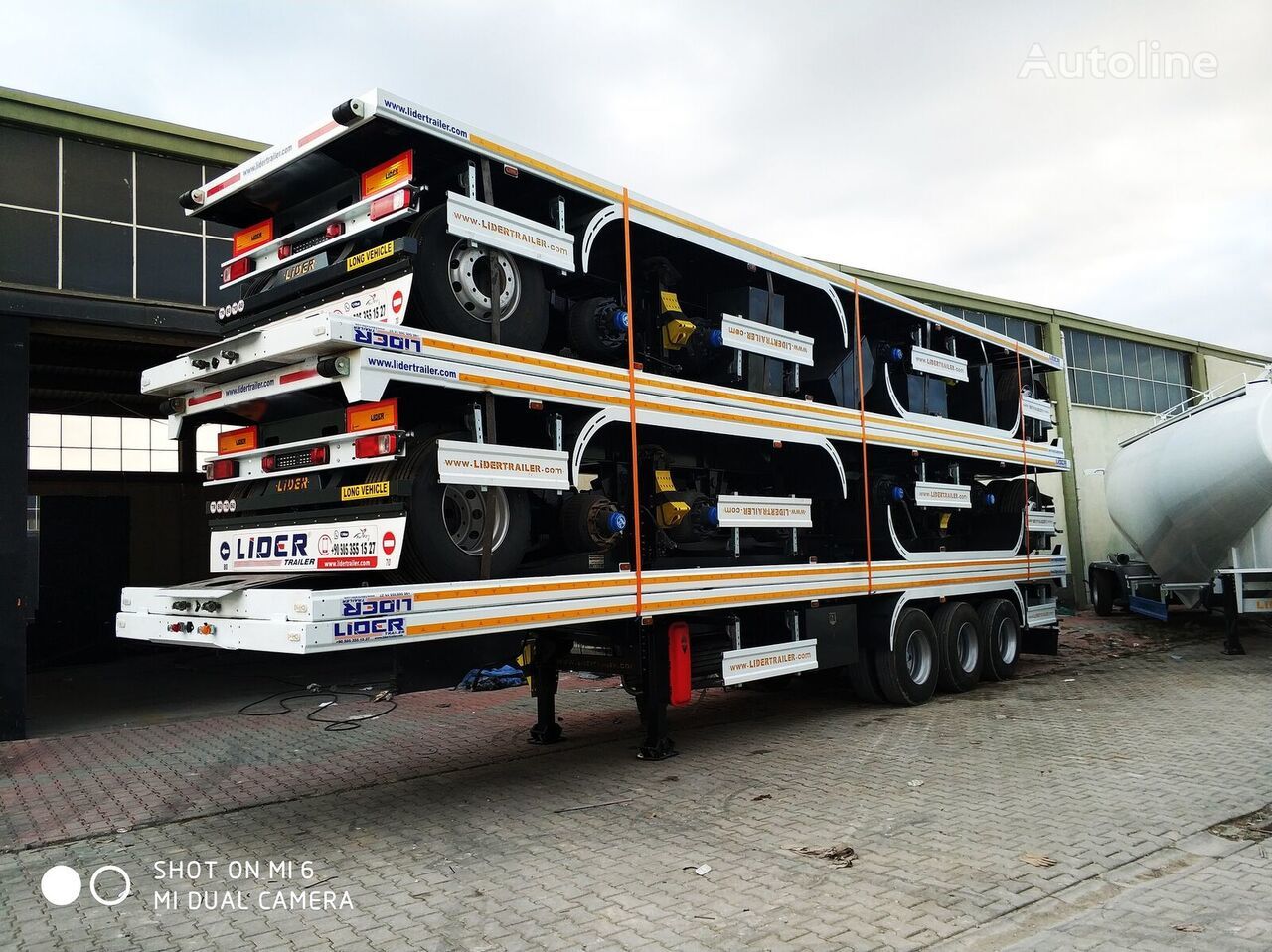Semi-trailer pengangkut mobil untuk pengangkutan kontainer baru LIDER NEW 2023 MODELS YEAR (MANUFACTURER COMPANY LIDER TRAILER: gambar 8
