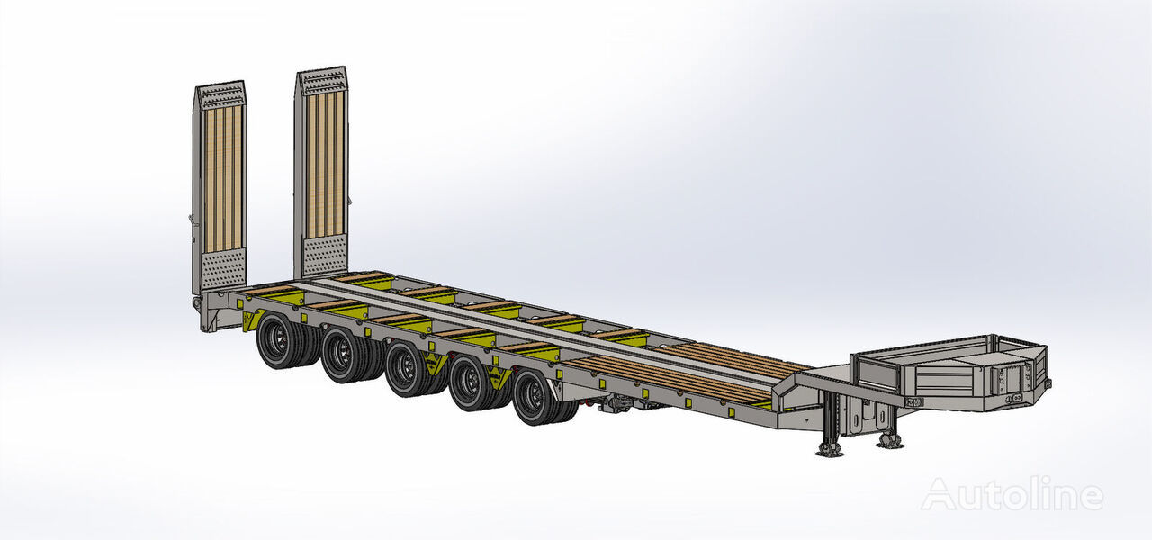 Semi-trailer low bed baru LIDER NEW 2024 MODELS YEAR LIDER TRAILER: gambar 12