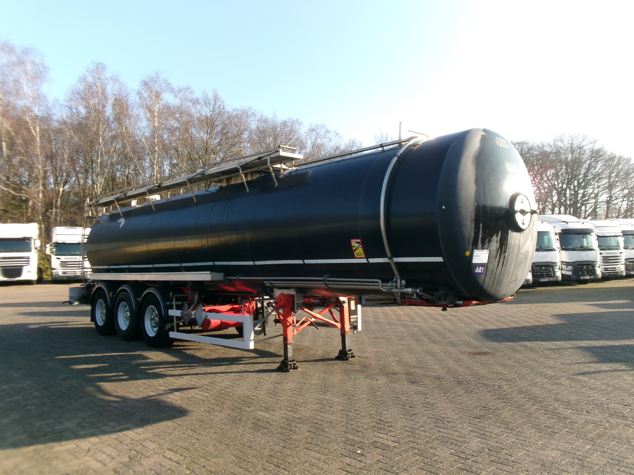 Semi-trailer tangki untuk pengangkutan aspal Magyar Bitumen tank inox 31 m3 / 1 comp + ADR: gambar 2