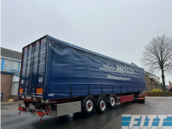 ORTEN 3 assige oplegger met Libner schuifkap, 2x liftas, container twistlocks - Semi-trailer
