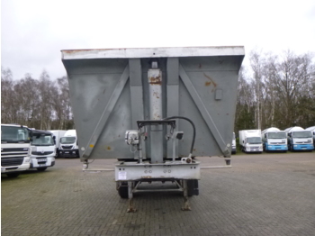 Semi-trailer jungkit Robuste Kaiser Tipper trailer steel 24 m3 + tarpaulin: gambar 5