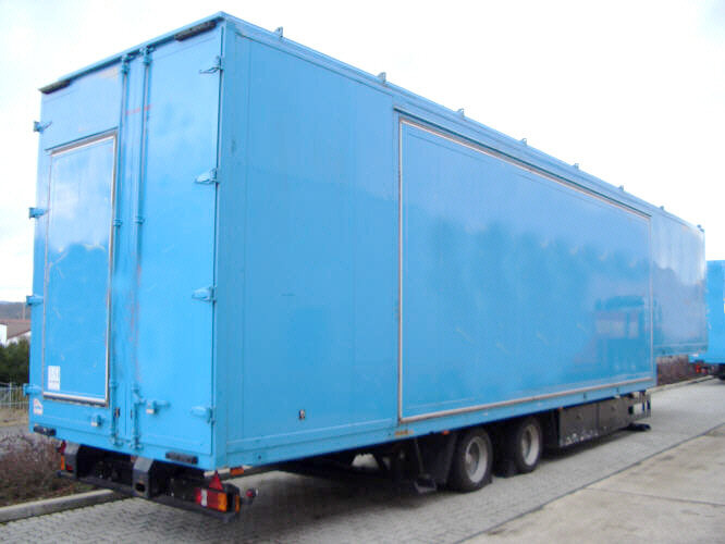 Semi-trailer kotak tertutup SAnh SAK17 WILLE SAK17 mobile Ausstellungshalle Mega Jumbo: gambar 3