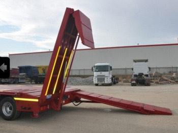 Semi-trailer low bed untuk pengangkutan mesin berat baru - SAnh Tieflader Tieflader-Auflieger Länge 13.150mm, verbreiterbar auf 3.500mm: gambar 4