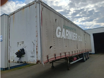 Semi-trailer dengan terpal samping SAMRO