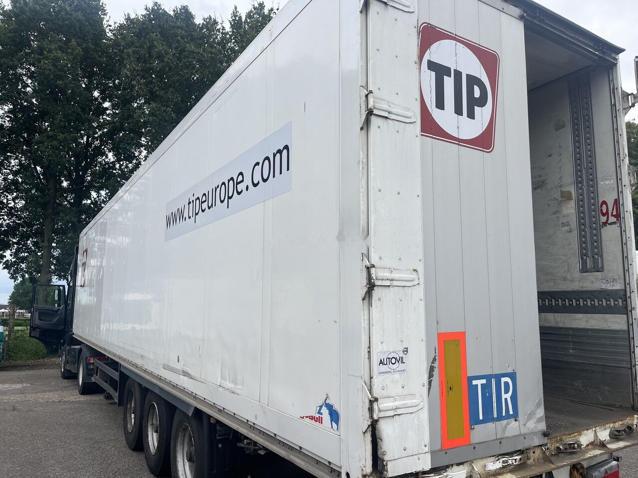 Semi-trailer kotak tertutup Schmitz Cargobull BPW Trommel: gambar 2