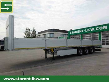 Semi-trailer flatbed baru Schmitz Cargobull Baustofftrailer, 80 cm Bordwand, Liftachse, NEU: gambar 1