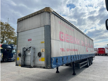Schmitz Cargobull SCS24 SAF axle, bordwanden, Galvanised  - Semi-trailer dengan terpal samping: gambar 1