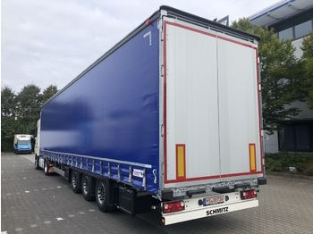 Semi-trailer dengan terpal samping Schmitz Cargobull SCS 24/L - 13.62 Mega, Edscha, NEU: gambar 1