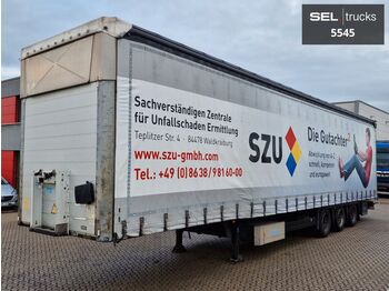 Semi-trailer dengan terpal samping Schmitz Cargobull Varios / Hubdach / EDSCHA /XL Code /2 Liftachsen: gambar 1