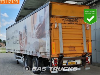 DRACO TXA 230 Lenkachse Ladebordwand Hartholz-Bodem - Semi-trailer dengan terpal samping