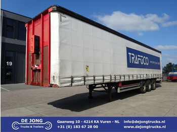Flandria Tautliner / BPW Disc / Lift axle - Semi-trailer dengan terpal samping