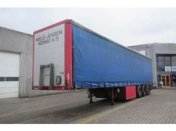 HRD Norges boggie - Semi-trailer dengan terpal samping